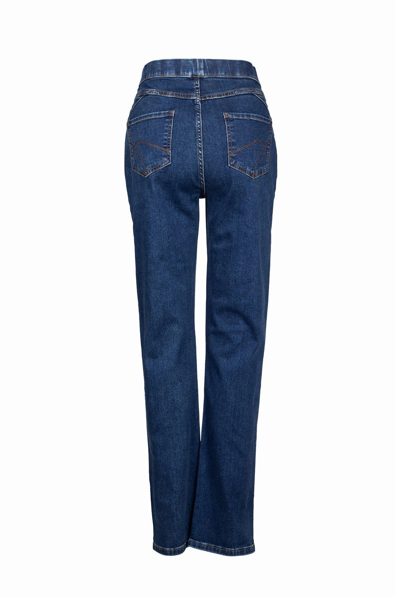 Regular Jeans | DARK INDIGO | 0022B1 High Rise Fashionable Touch
