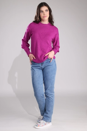 Regular Jeans | MID INDIGO | 0024B1 Brushed Interior