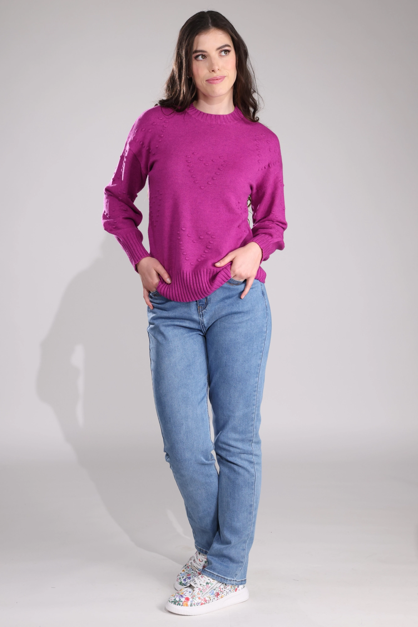 Regular Jeans | MID INDIGO | 0024B1 Brushed Interior