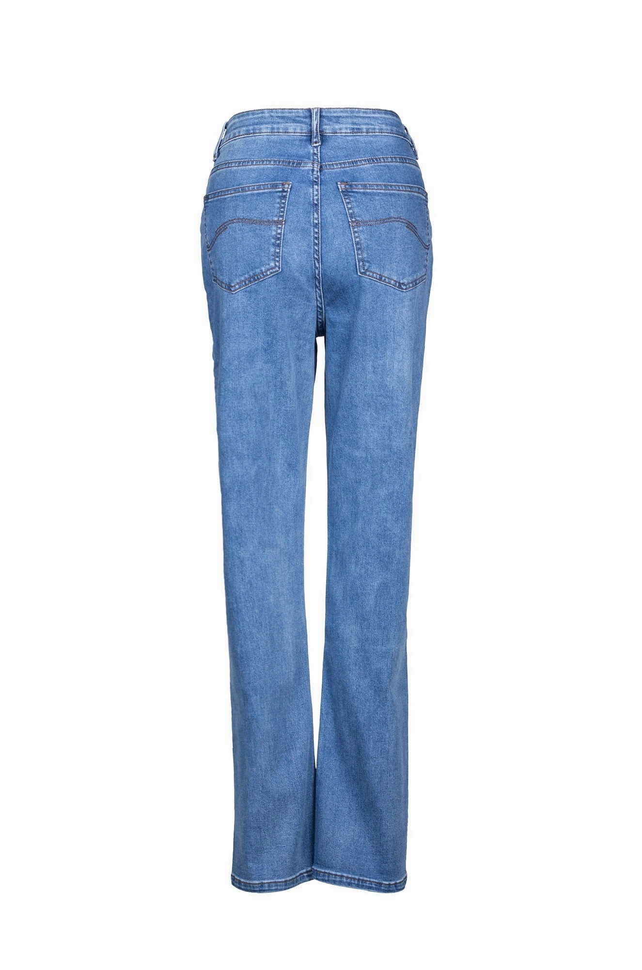 Spring Attire Regular Jeans | MID INDIGO | 0024B1