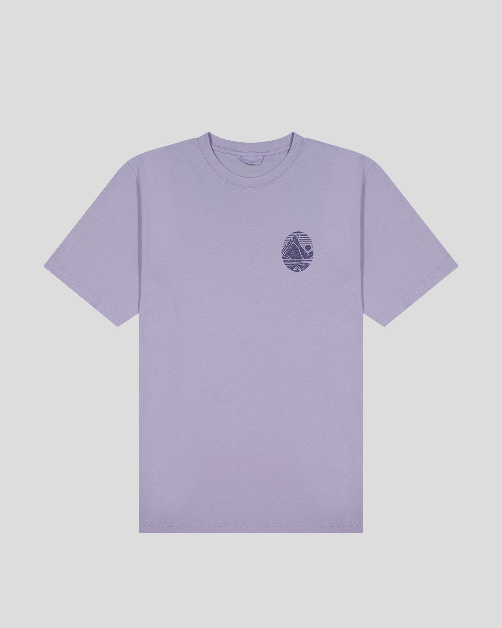 Non Restrictive Fit Men??s Mitre Peak Organic Cotton T-Shirt - Dusty Lilac