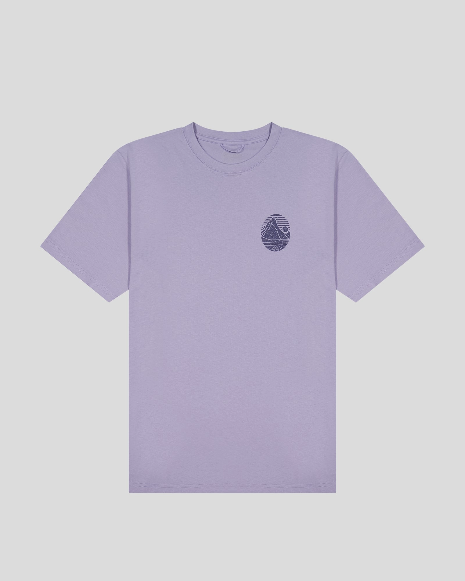 ThermalRegulation FlatlockStitching Men??s Mitre Peak Organic Cotton T-Shirt - Dusty Lilac