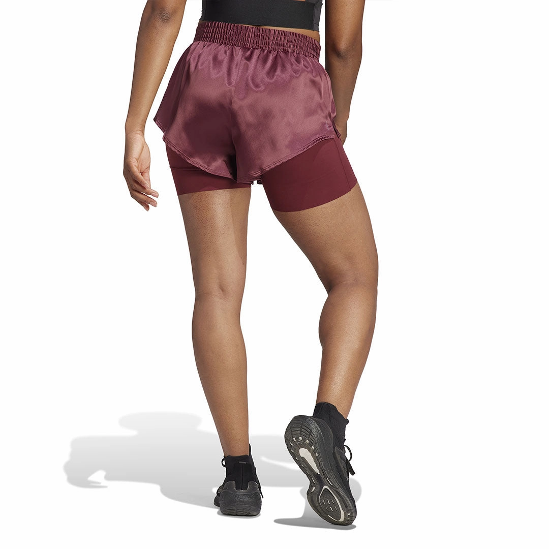 adidas - Women's Power AEROREADY 2-In-1 Shorts (IL9448) All-Purpose Wear