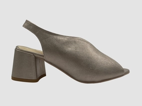 Neutral Color Women's Alina Leather Slingback Pumps  ?C Gold