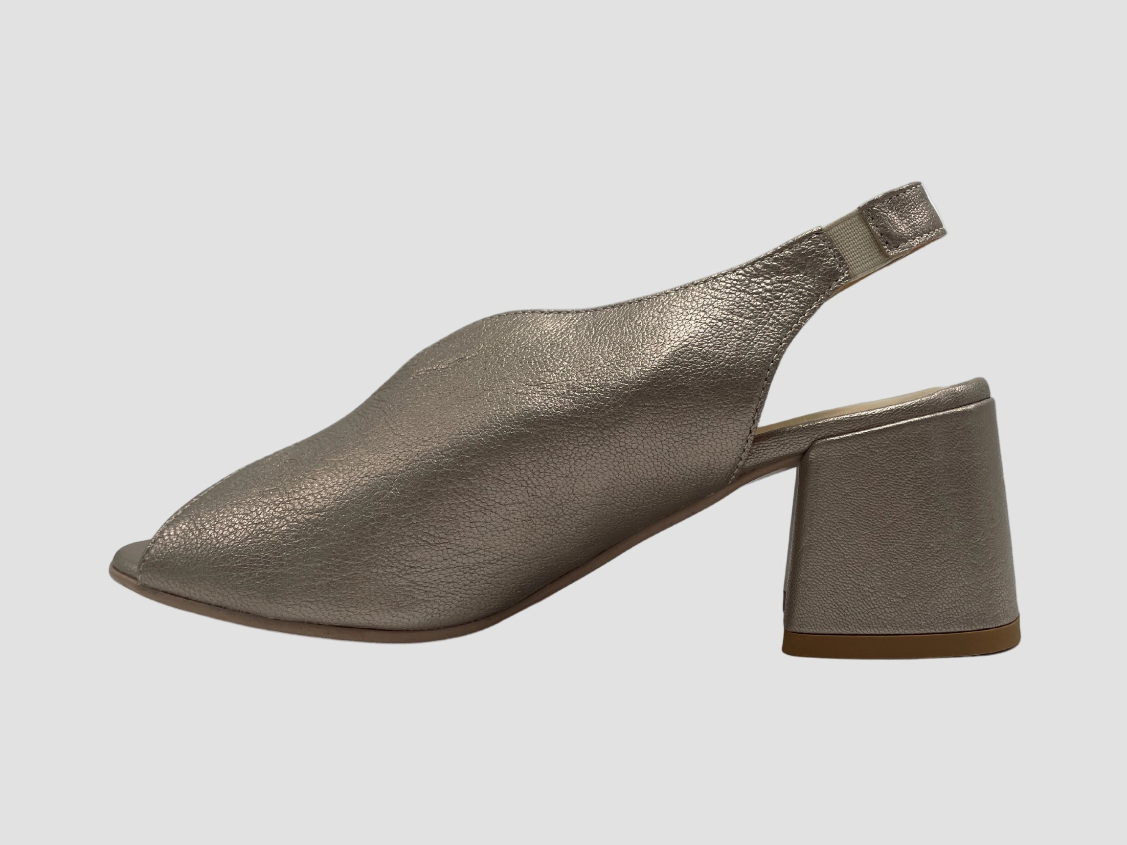 Wide fit Support Comfort Women's Alina Leather Slingback Pumps  ?C Gold