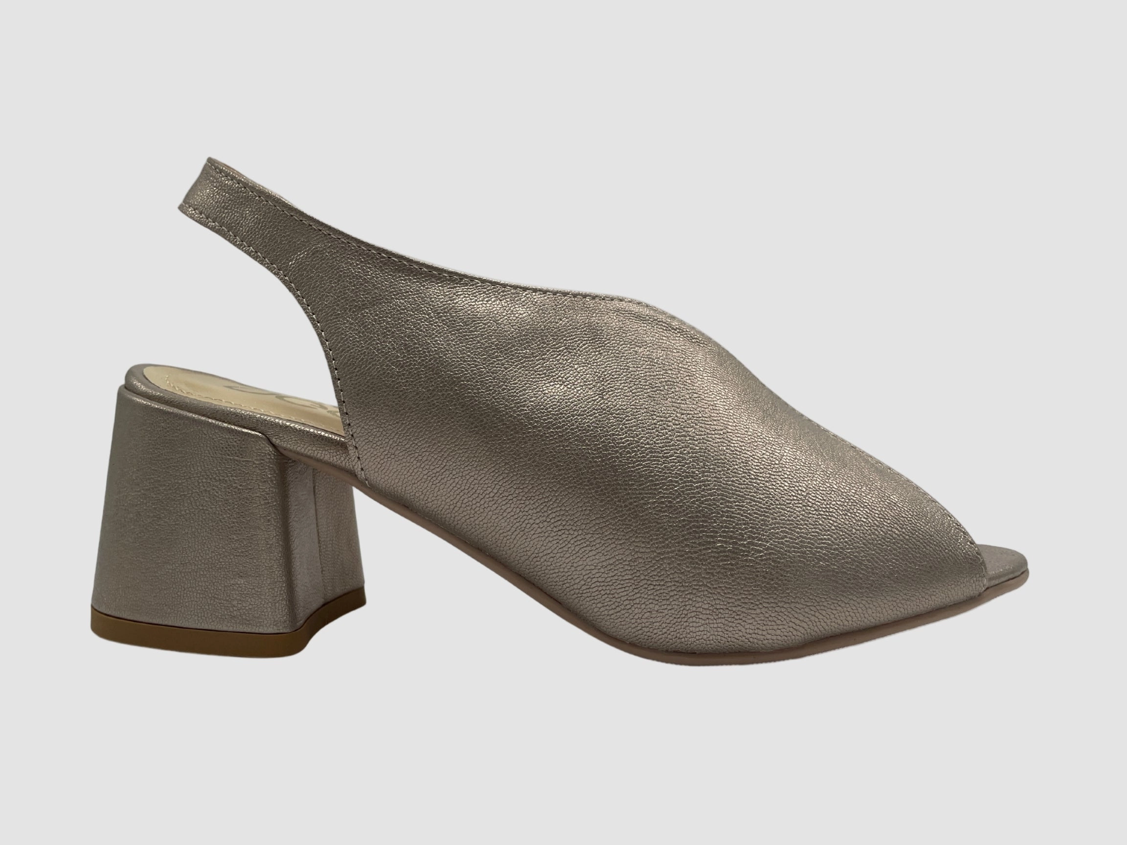 Neutral Color Women's Alina Leather Slingback Pumps  ?C Gold