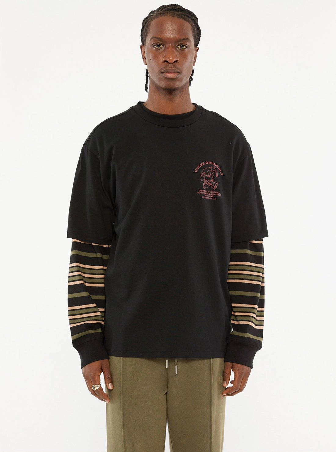 Durable Binding GUESS Originals Carpenter Shop Tee