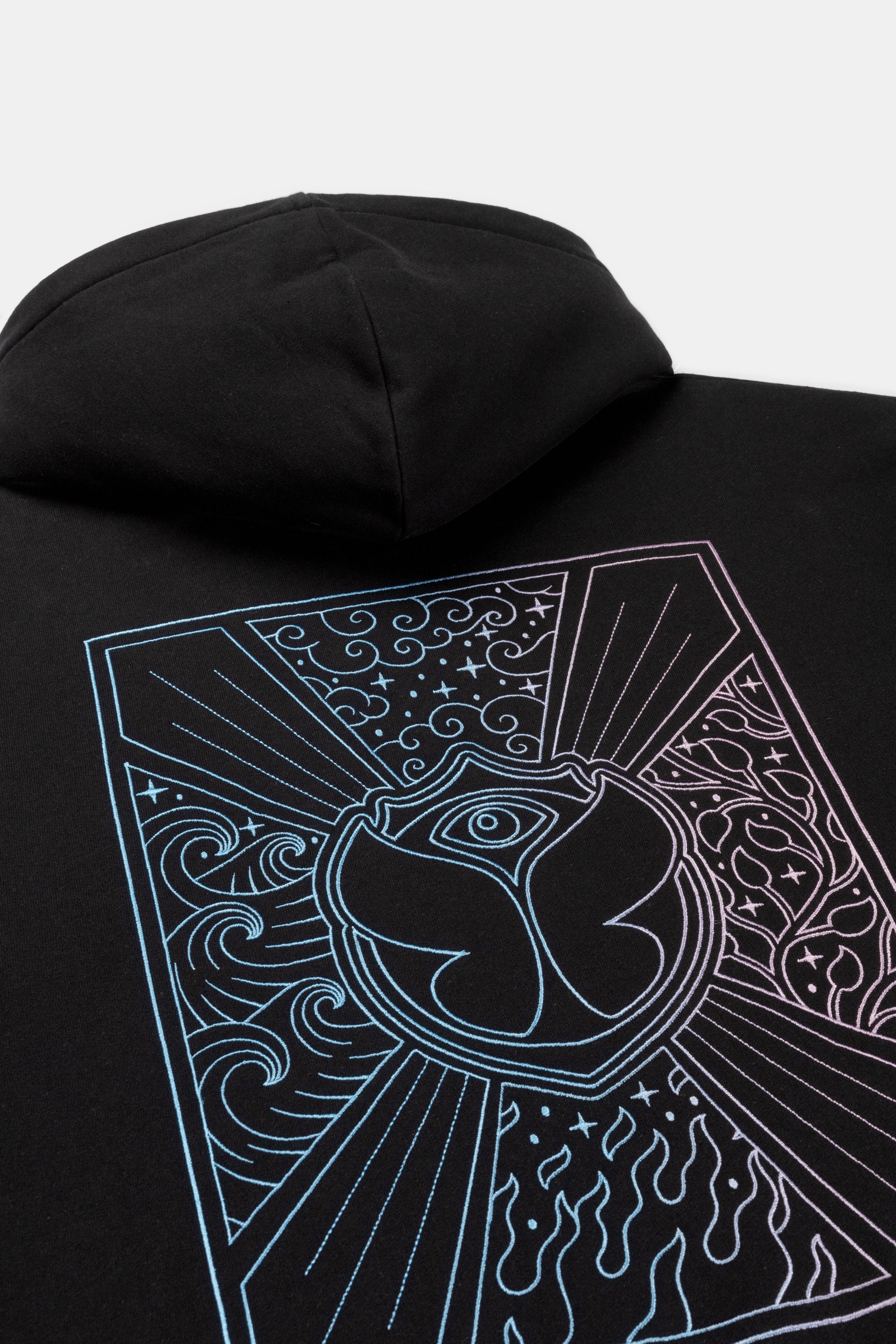 Adjustable drawstring UNITY FLAG GRADIENT HOODIE