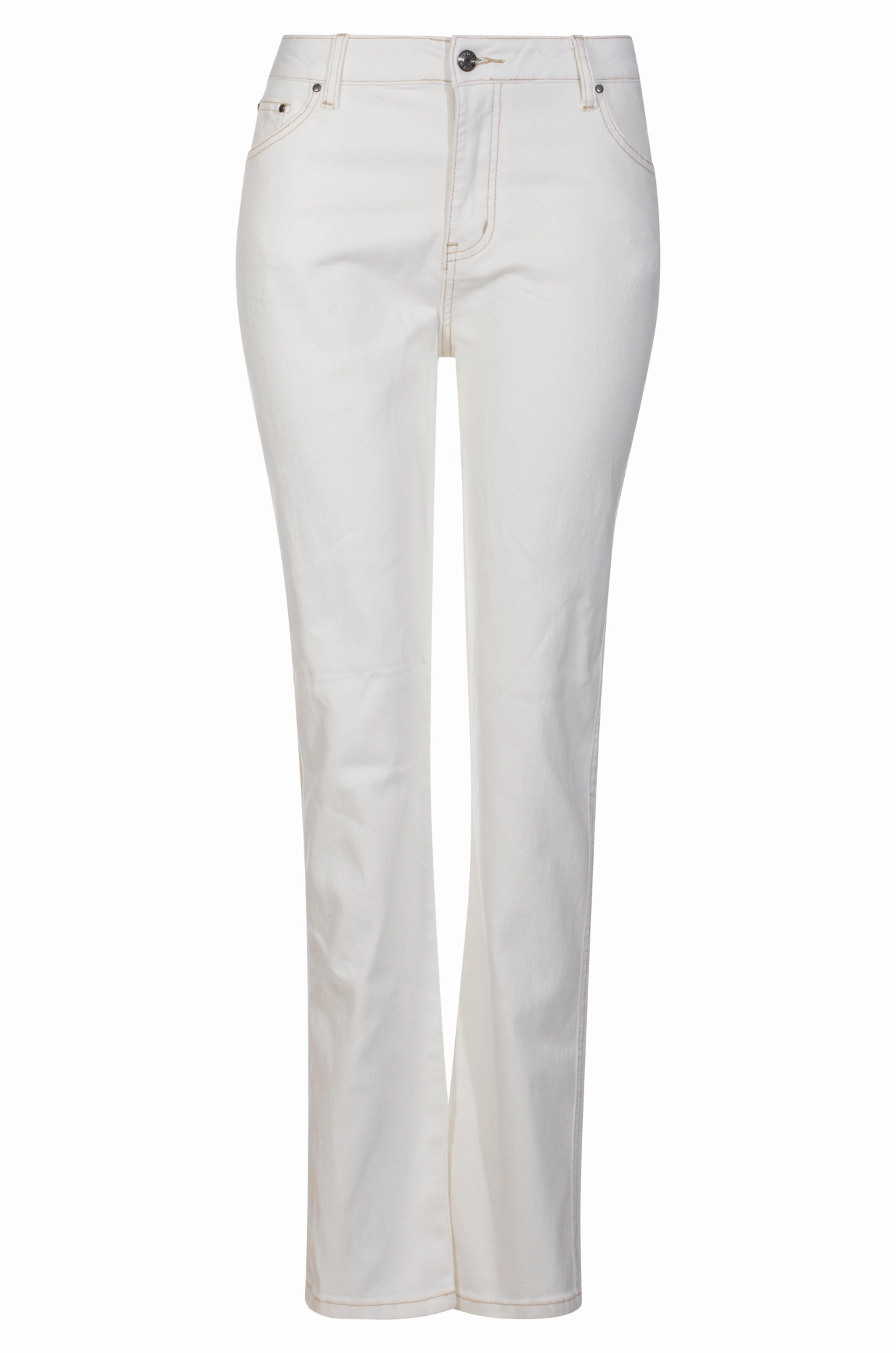 Vibrant Fashion Lover Casual Friday Urban Explorer Coloured Denim Regular Jeans | IVORY | 6903ZZ