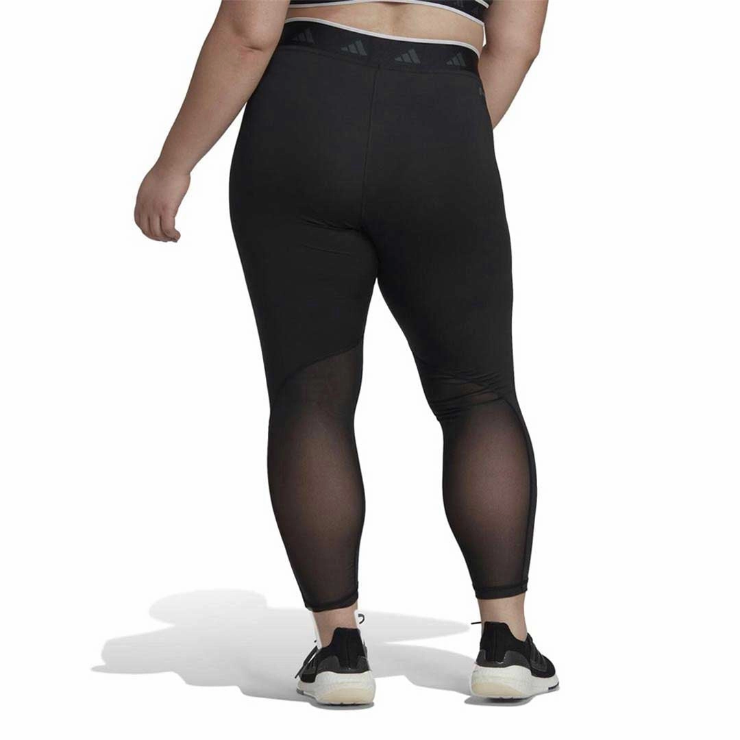 adidas - Women's Techfit V-Shaped Elastic 7/8 Leggings (Plus Size) (HF6677) Chic Design All terrain