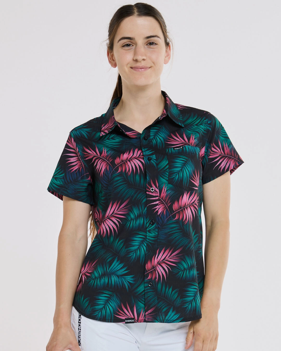 Womens Tech Party Shirt | Dark Fern Versatile Clothing