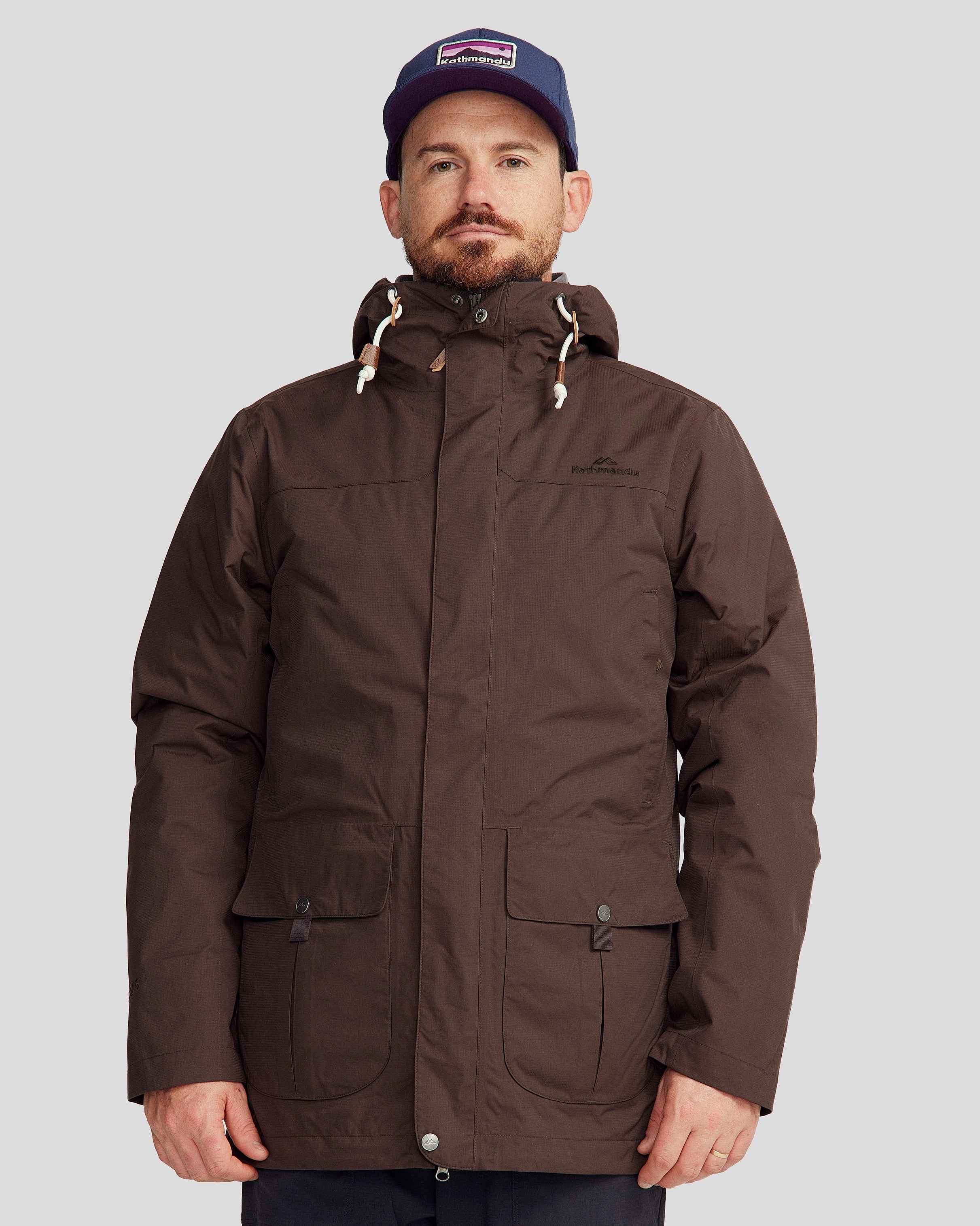 Men's Benmore 5-in-1  Jacket v2 - Cold Brew/Trail Noise Reduced Fasteners Heat Reflective Layer