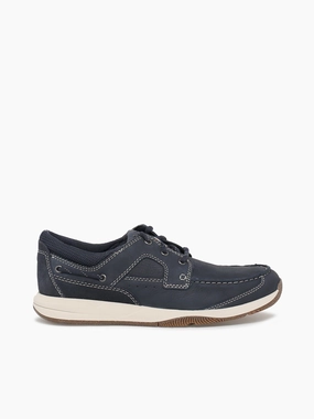 Sailview Lace Navy Nubuck Retro Inspired Silhouette Balance Walk
