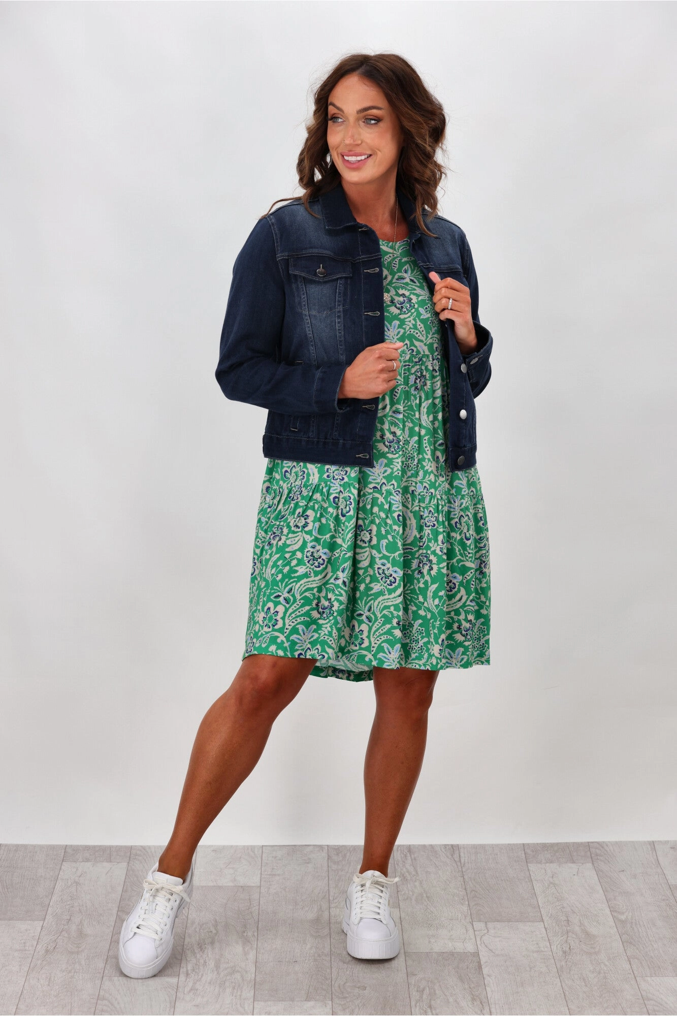 Sculpt Denim Jacket Dark Indigo Thermal regulation