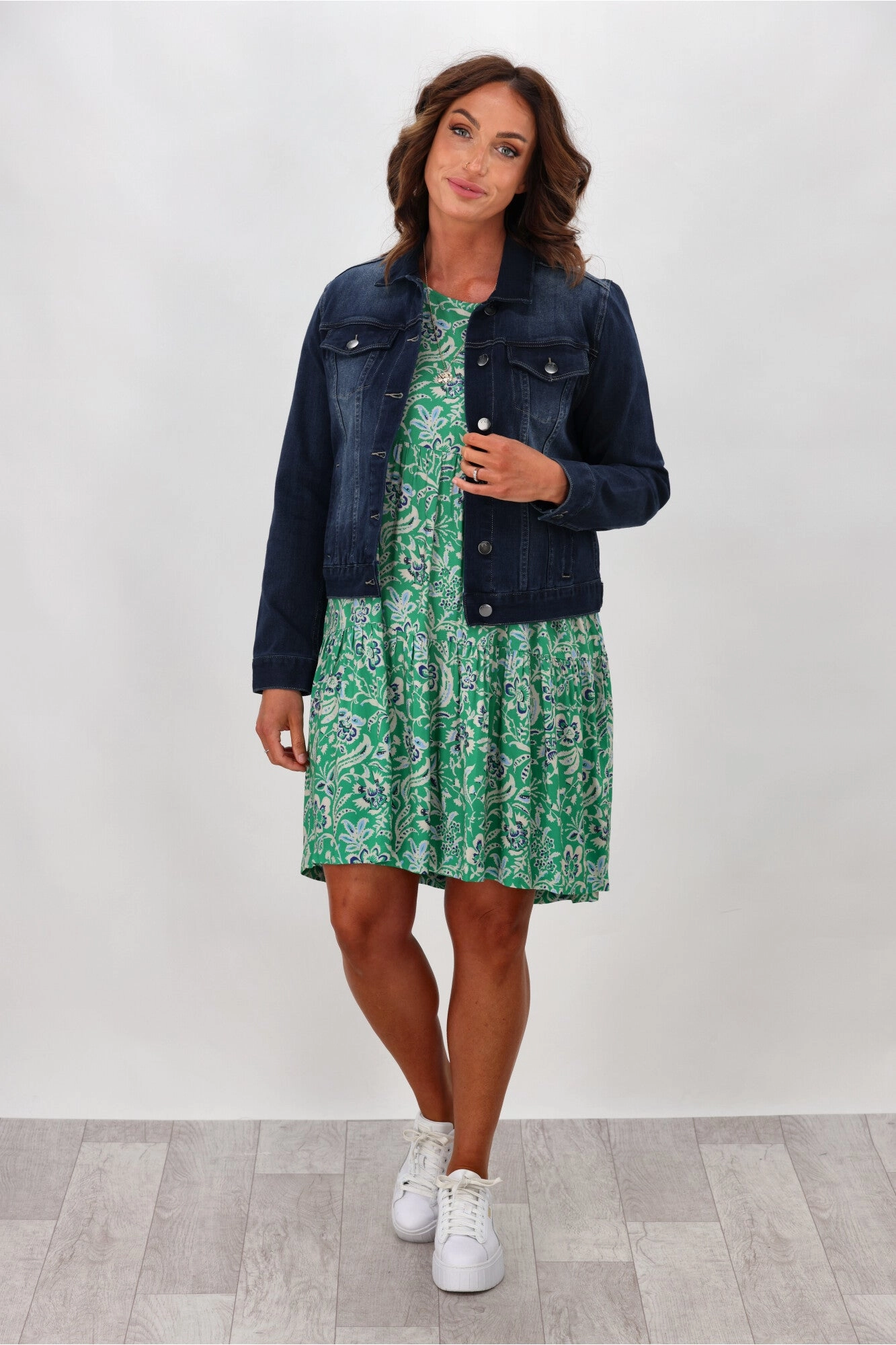 Sculpt Denim Jacket Dark Indigo Airflow Optimization