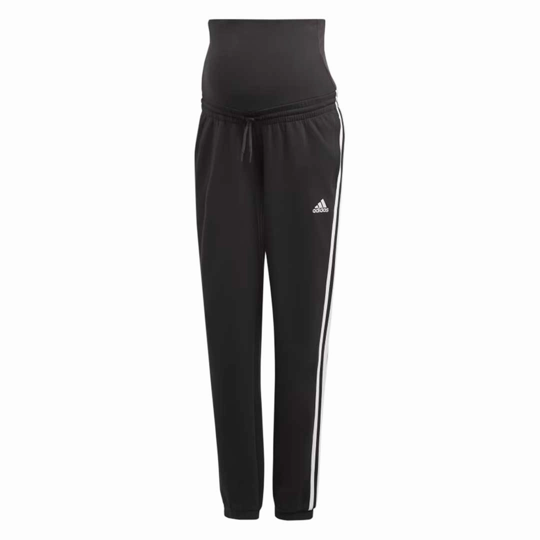 adidas - Women's Essentials 3-Stripes Pant (Maternity) (HU0261) Outdoor Fit Lightweight Design