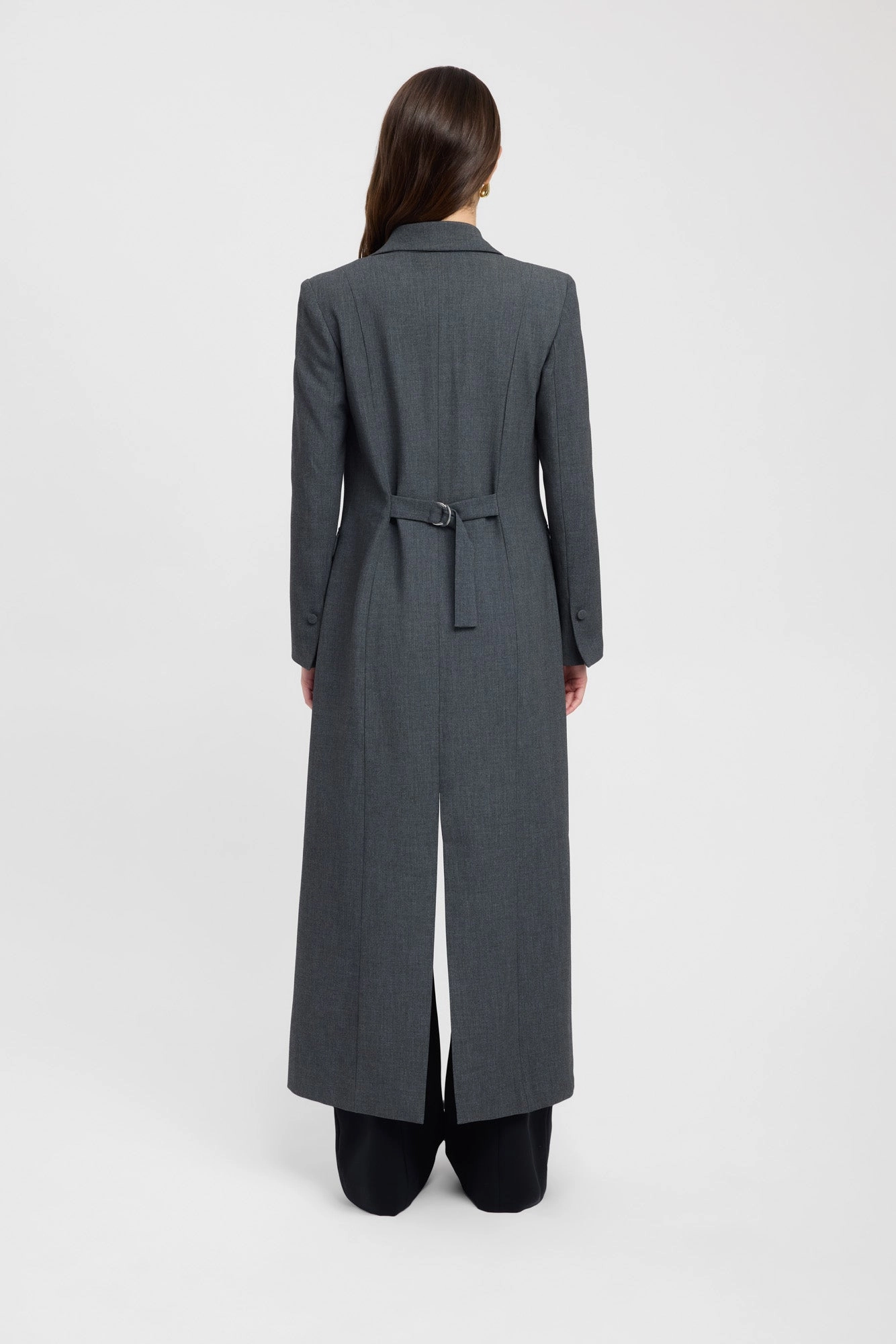 Adjustable Cuffs Erika Long Blazer