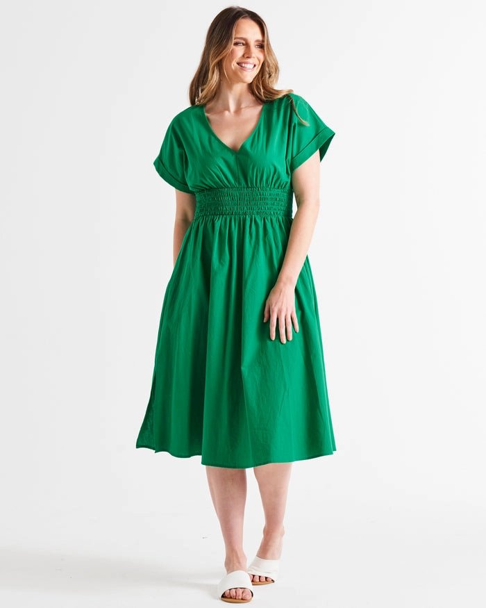 Modern Fit Betty Basics Carrie Dress Holly Green