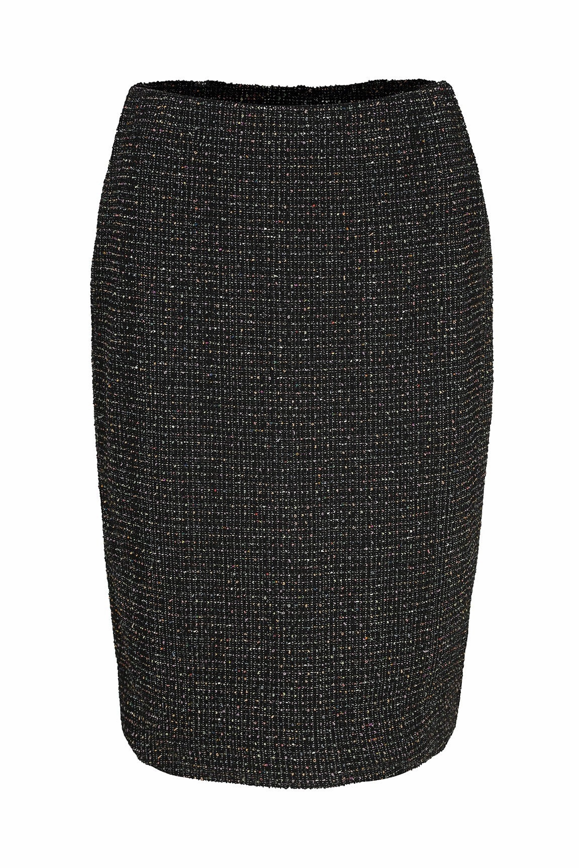 Timeless Wear Parisienne Look pull on Skirt | BLACK MULTI | 8183ZR