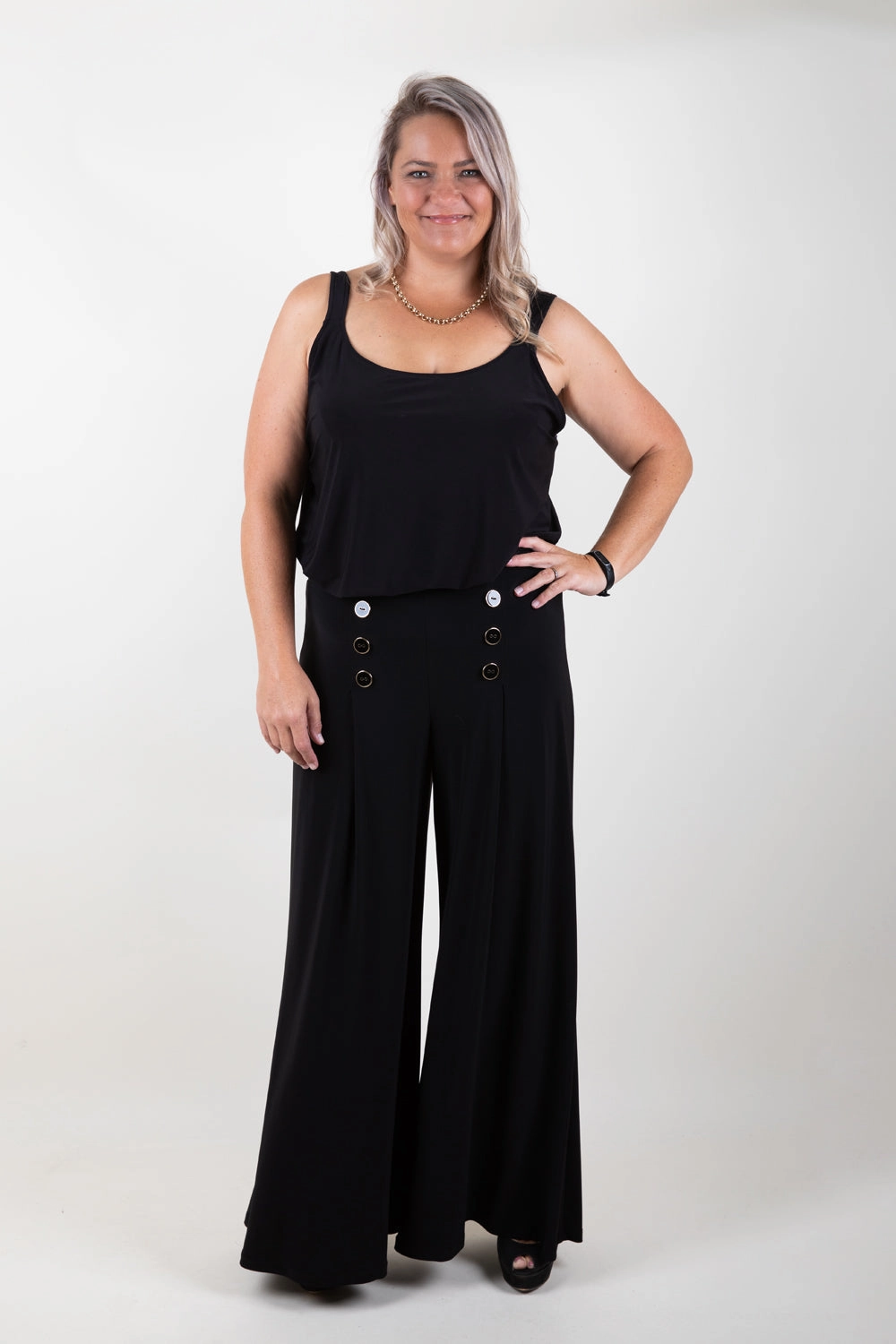 Frank Lyman - 224037 Button Pant Casual Layer