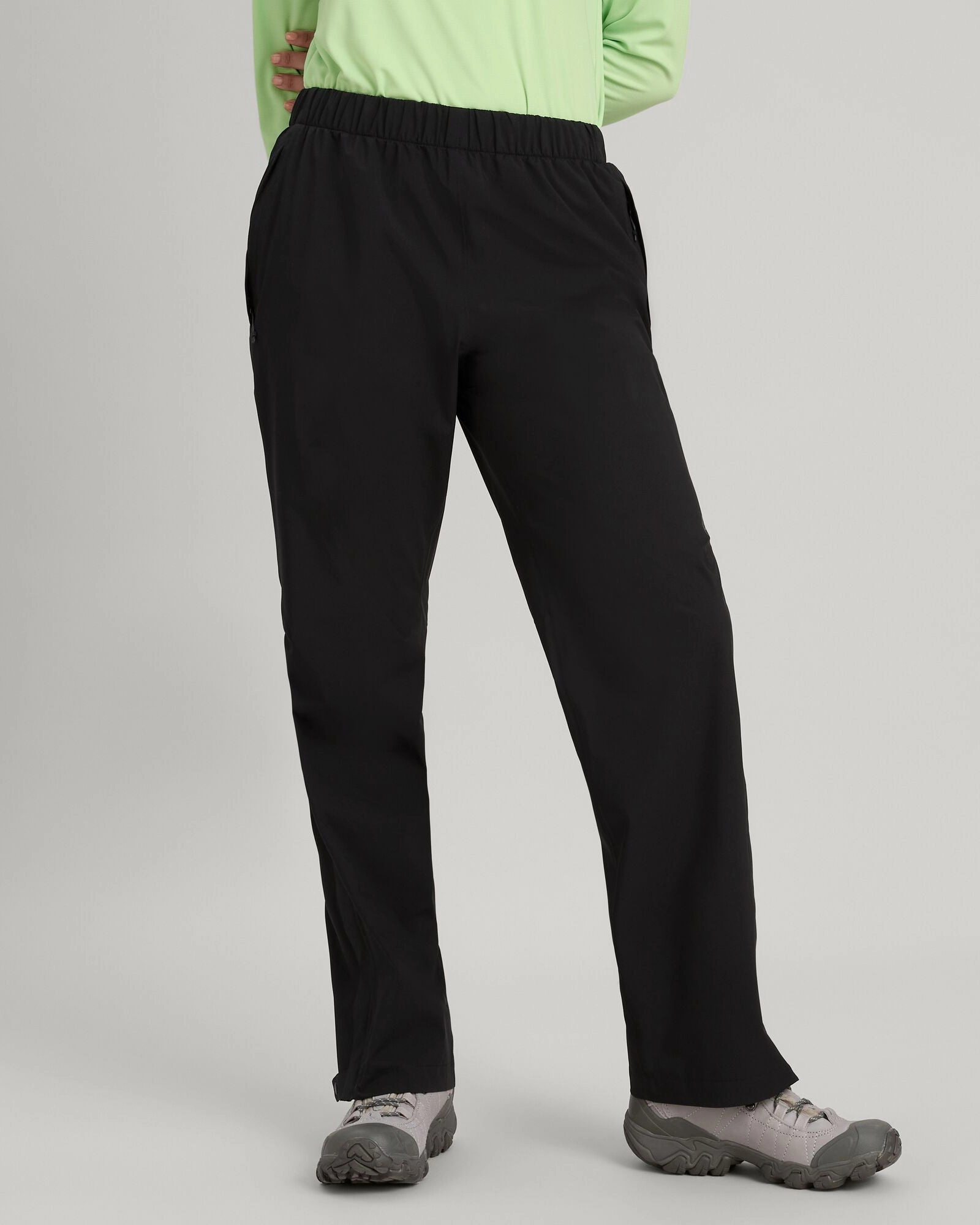 For Men Double Layer Women's Trailhead Stretch 2.5-layer Rain Pants - Black Stingray