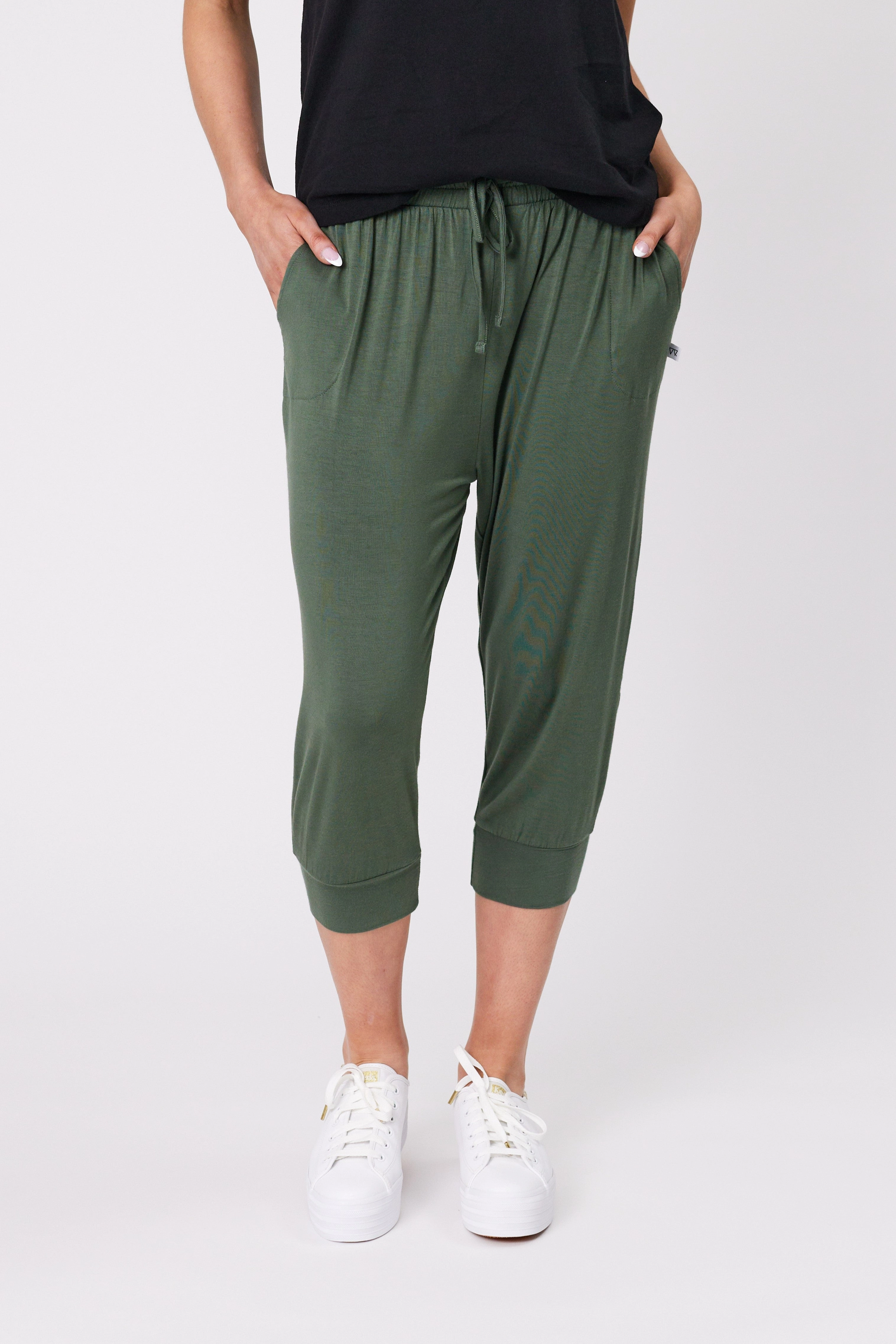Quick Dry Tech Active Stretch Shine On Essentials Comfort Jogger Khaki