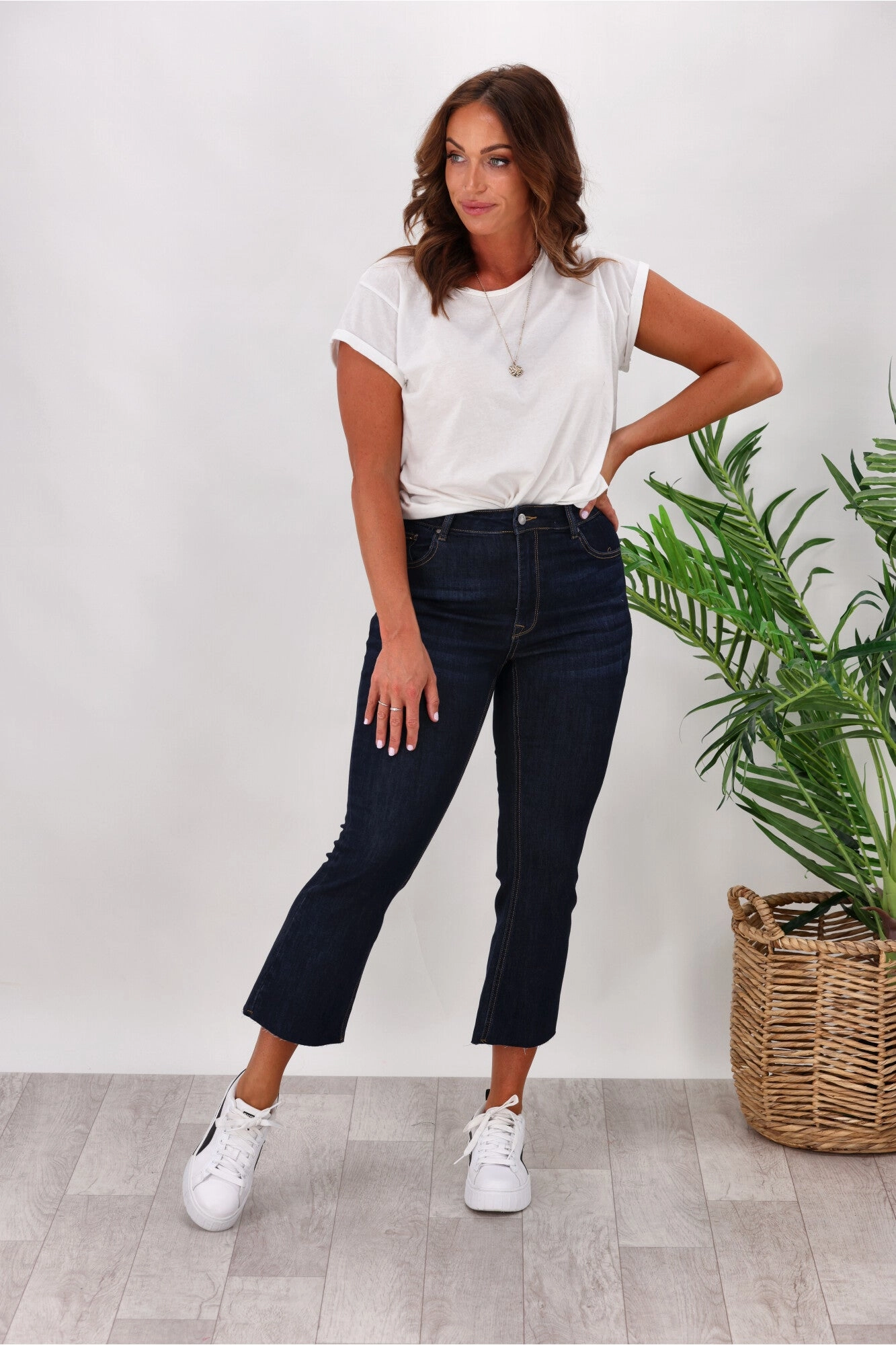 Shine On Label Devon Cropped Bootcut Jean Comfort Seeker Four Way