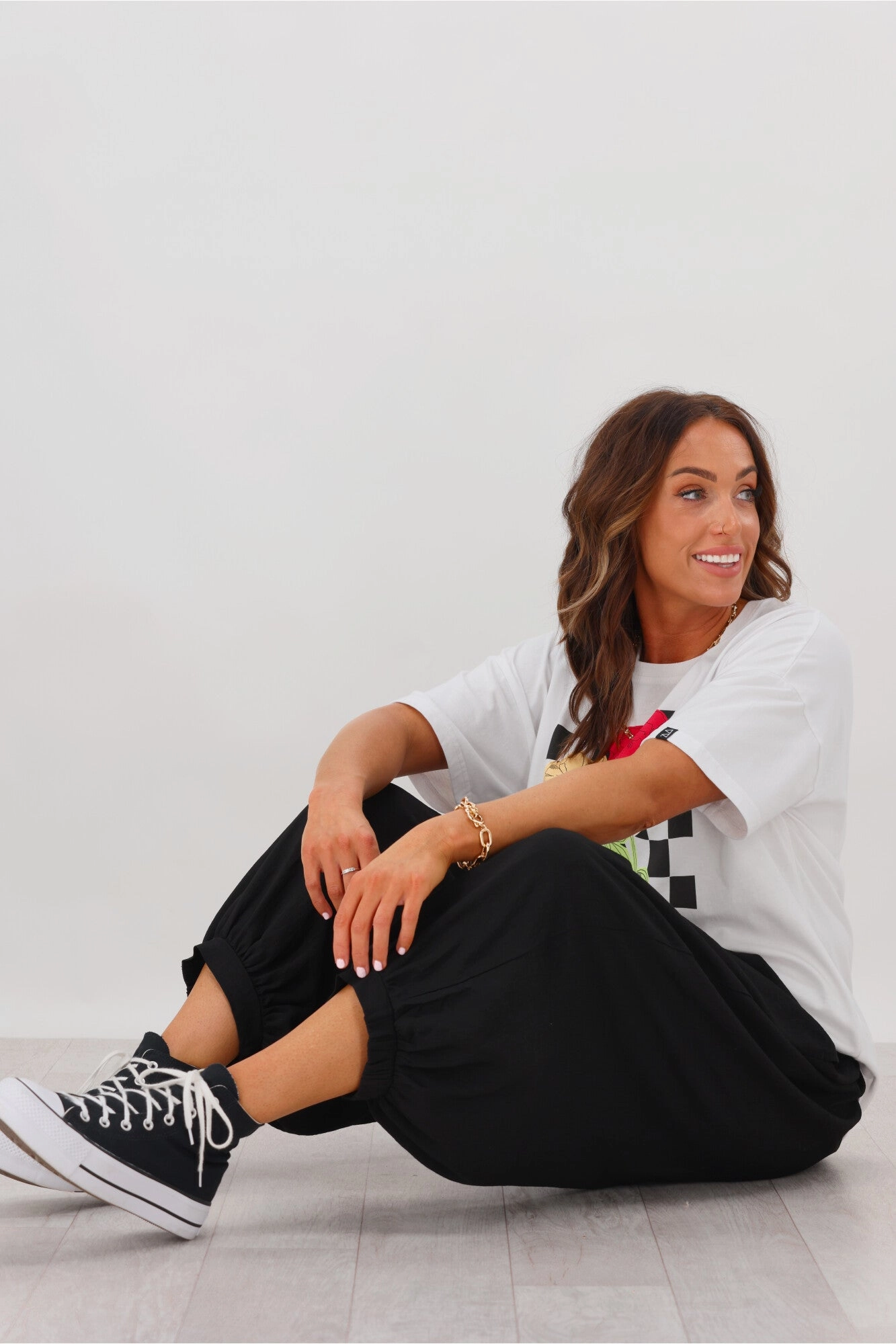 Shine On Label Kyoto Linen Look Harem Pant Active Lifestyle Non Slip Grip Waistband