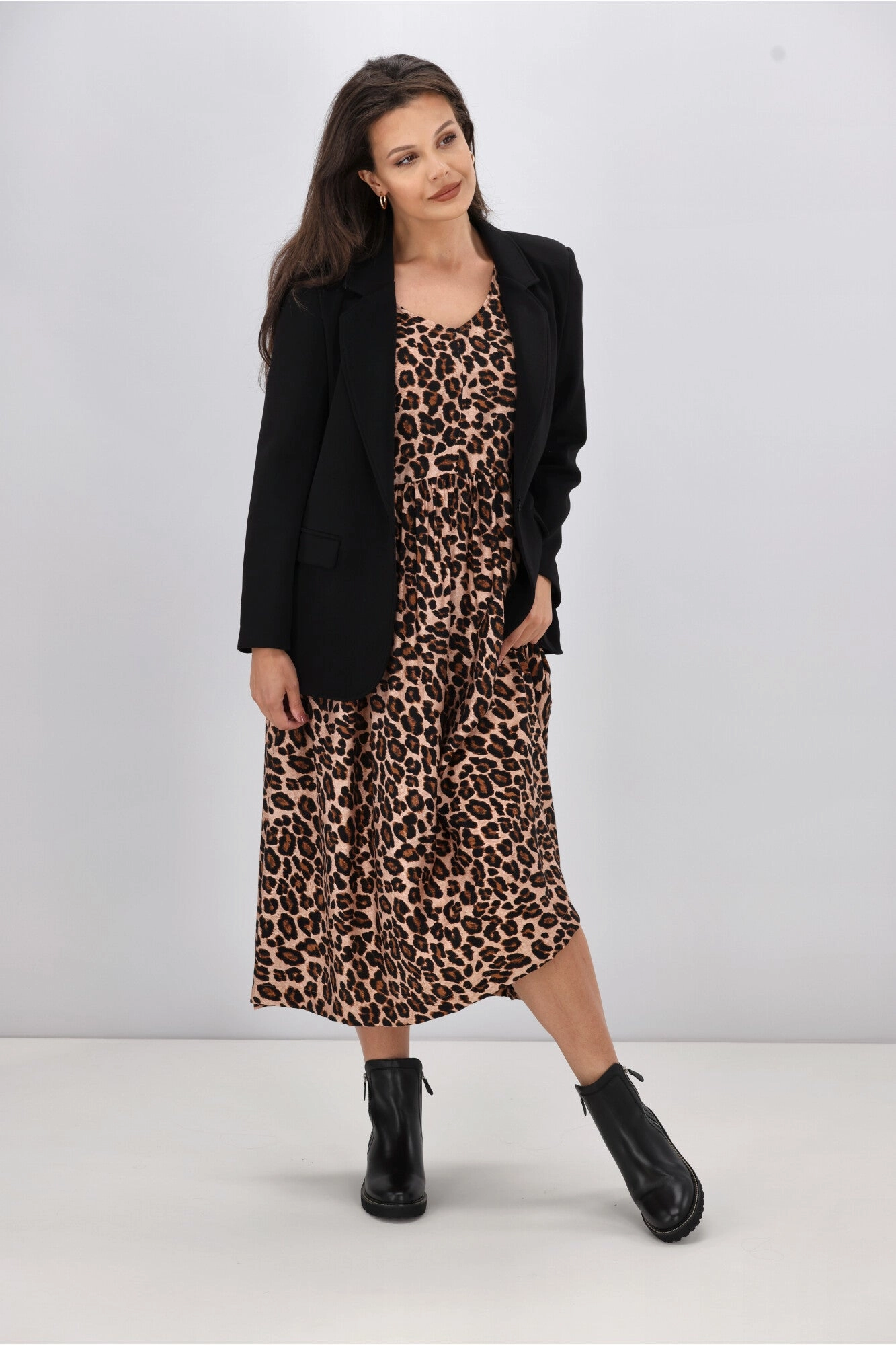 Shine On Label Louie Ponte Blazer Black Two Tone Design Cool Climate