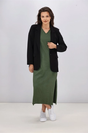 Shine On Label Louie Ponte Blazer Black ReflectiveDetails Timeless Piece