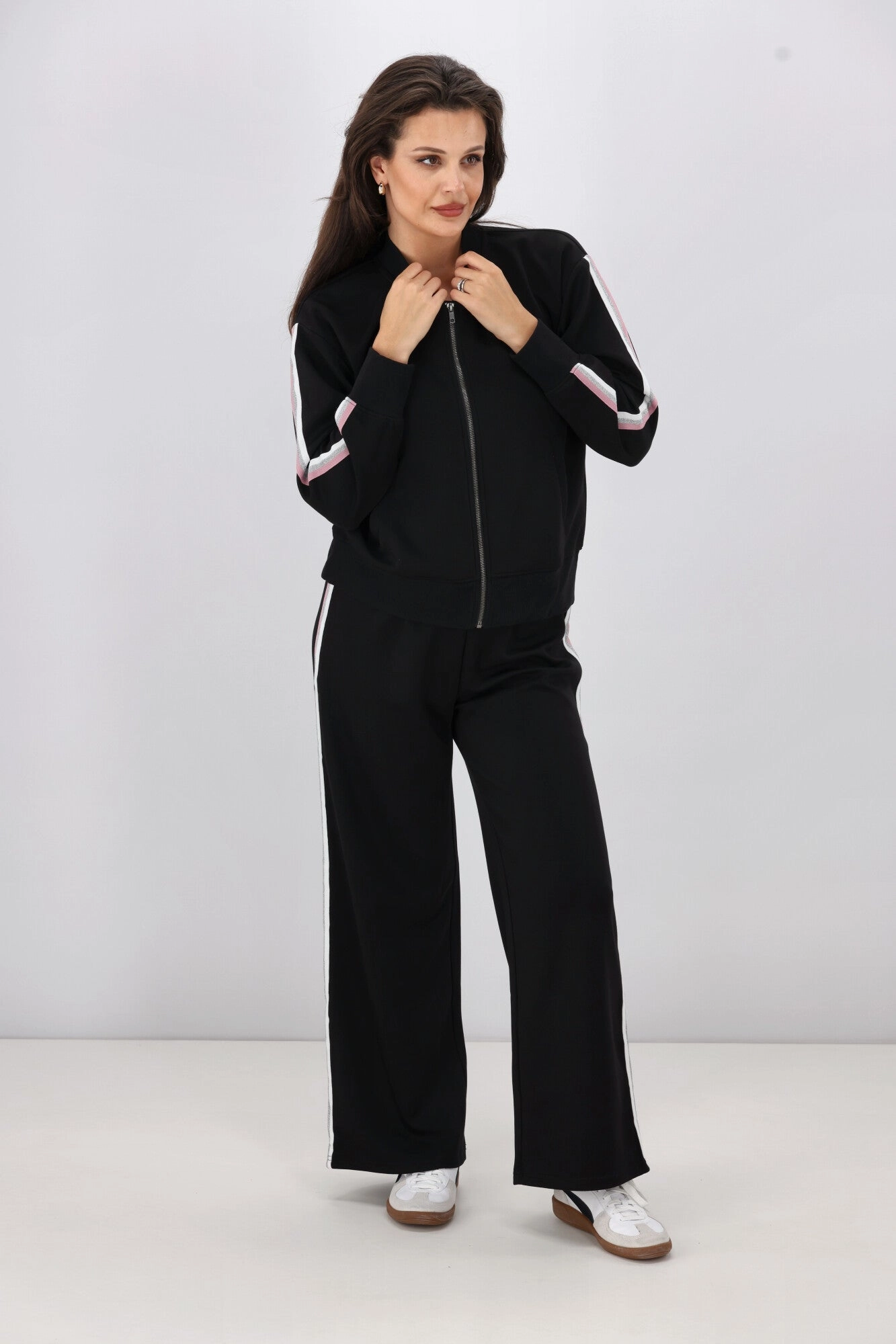 UV protection layer Shine On Label Maddie Bomber Jacket Black