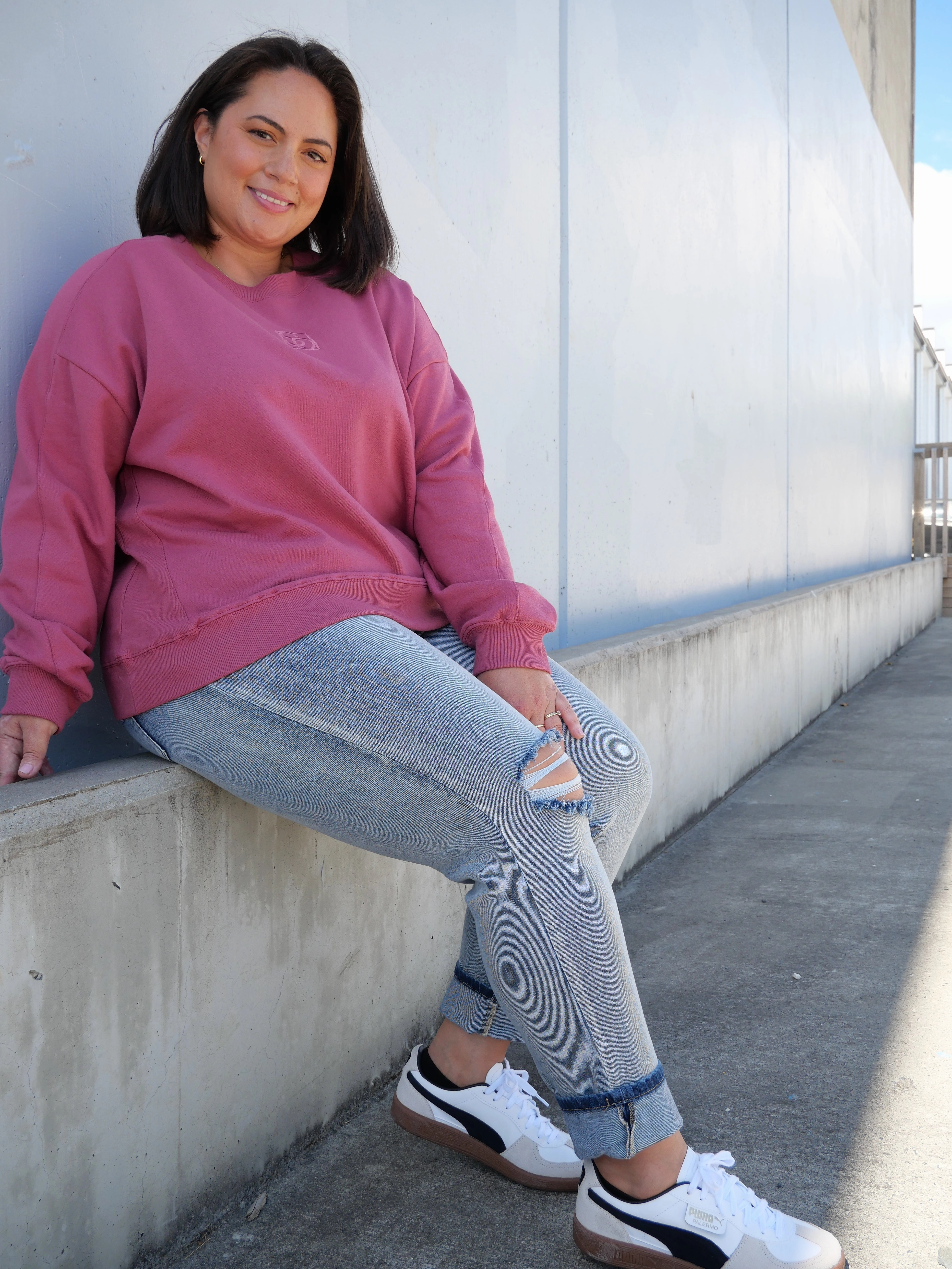 All-Purpose Comfort Shine On Label Ryker Slim Leg Turn Up Cuff Jean Indigo