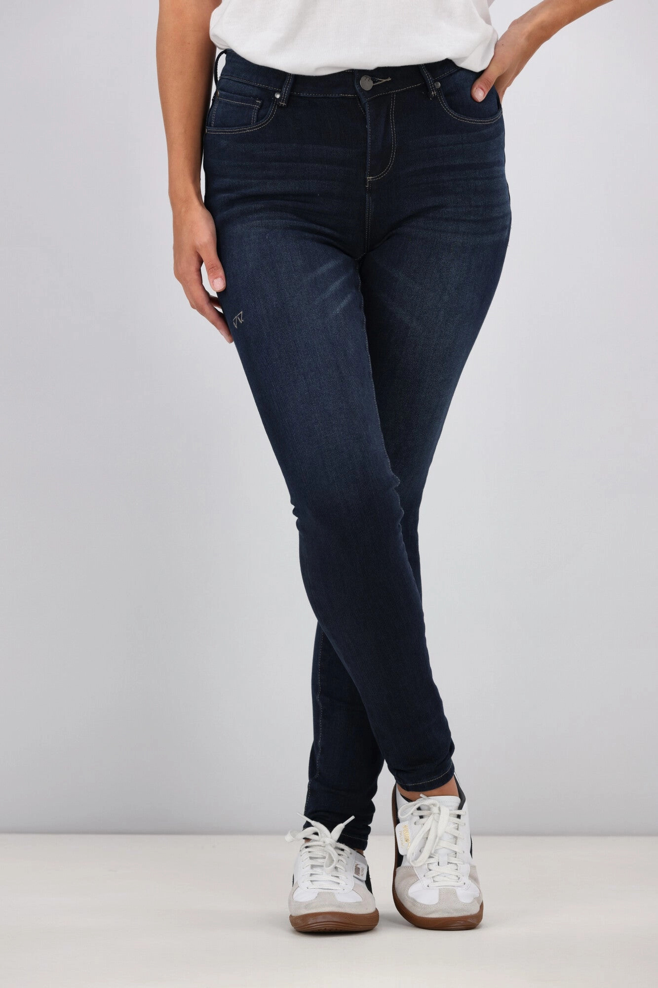 Shine On Label Sculpt Denim Jean Super Dark Indigo Non Chafing