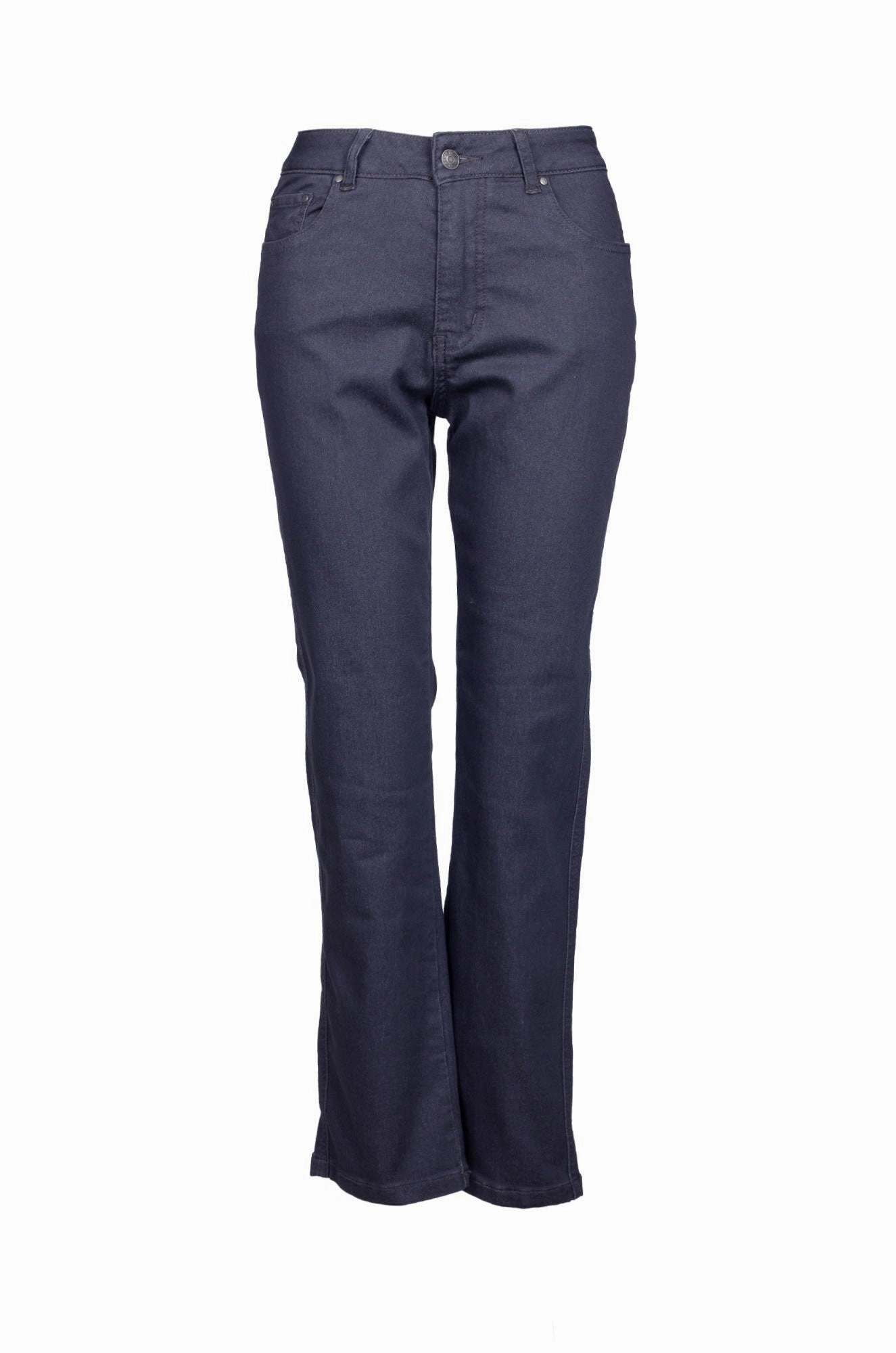 Responsible Denim Production Spring Mood Slim Short Coloured Denim Jeans | CHARCOAL | 6902B1