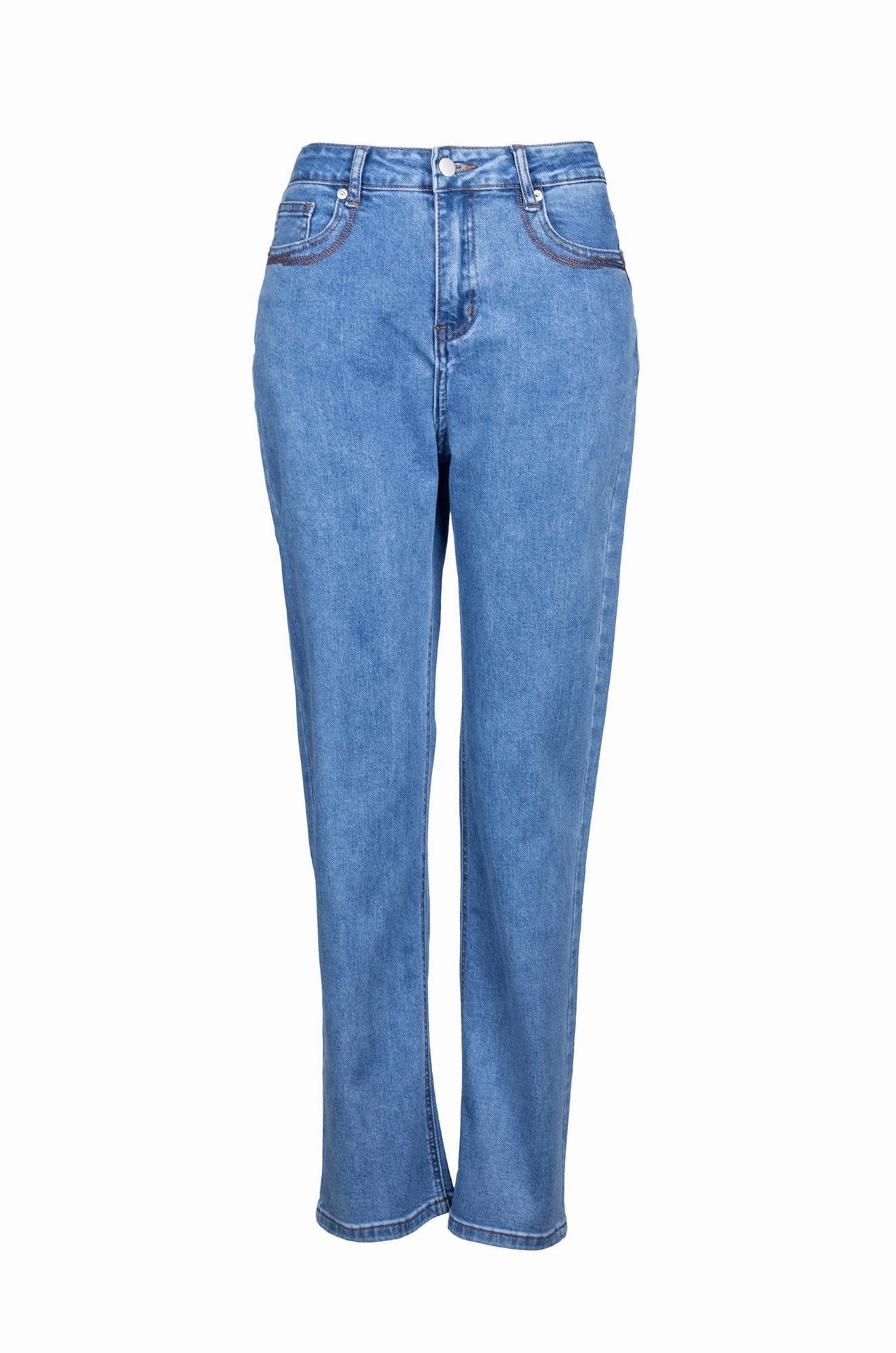 Weekend Style Short Jeans | MID INDIGO | 0023B1