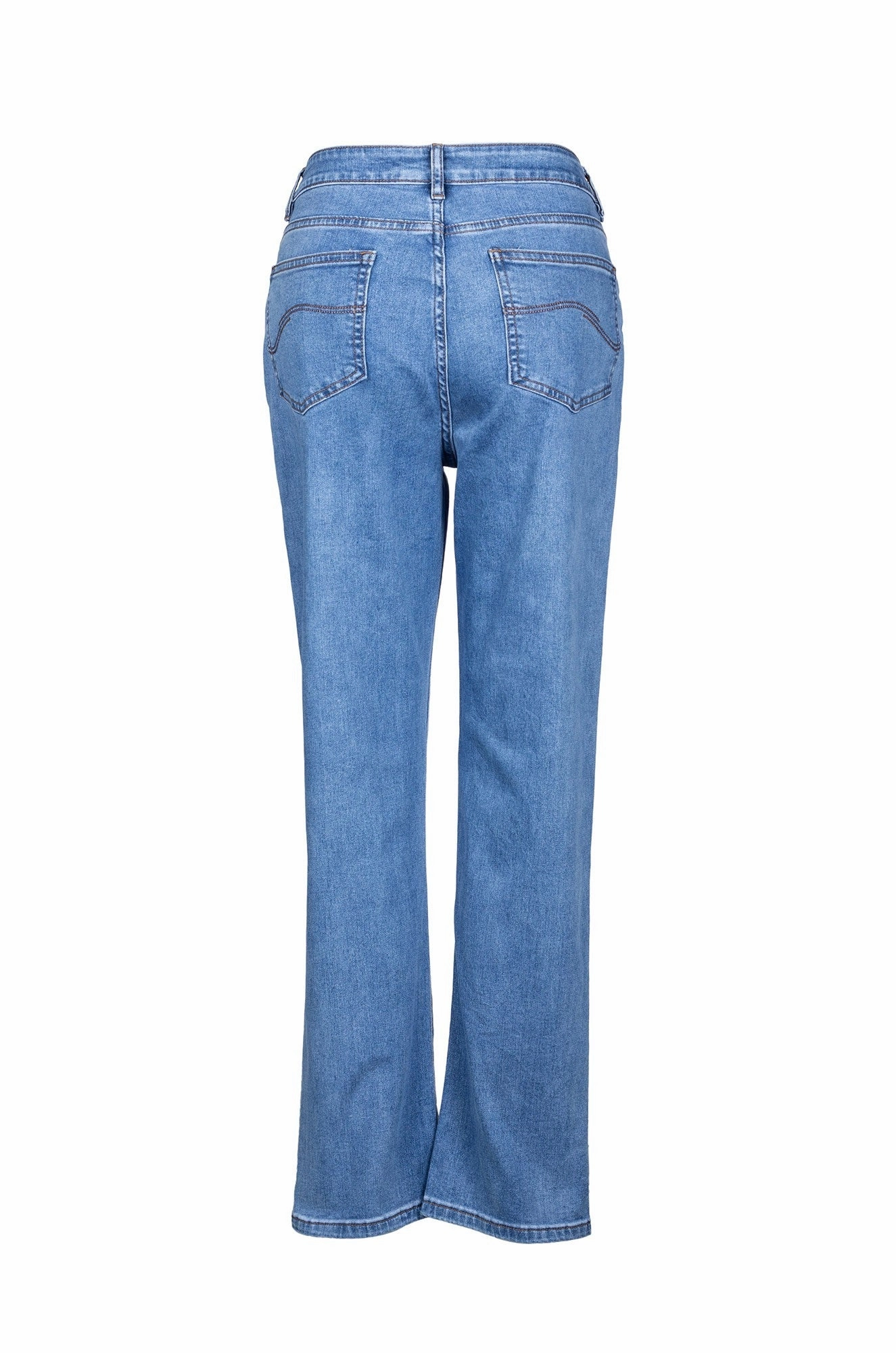 Low Impact Dye Short Jeans | MID INDIGO | 0023B1