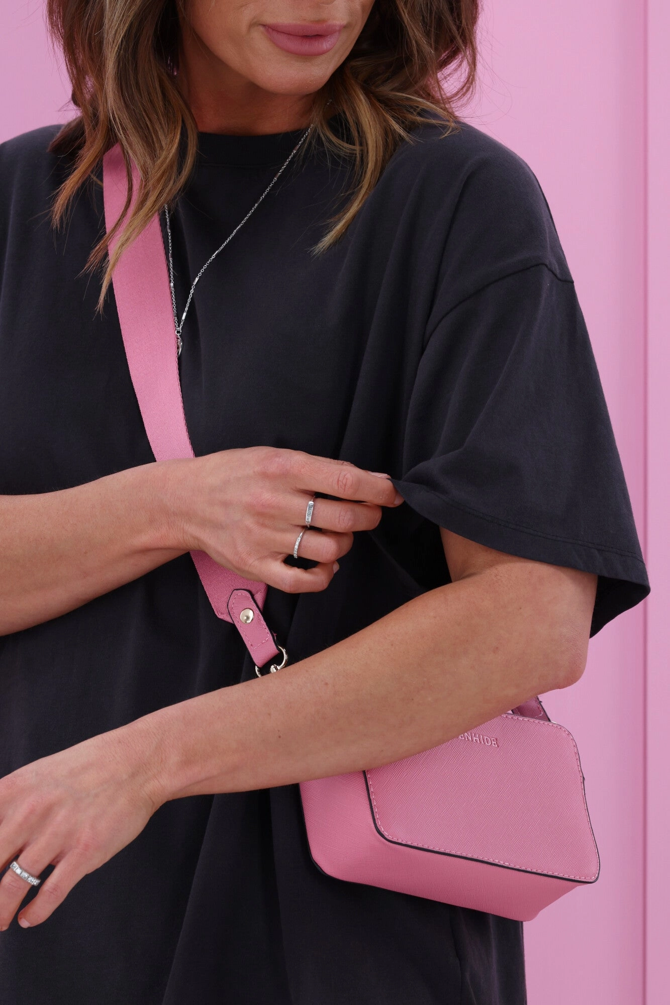 Reversible Design Concept Long sleeved warmth Silent Theory Basic Oversized Tee Washed Black