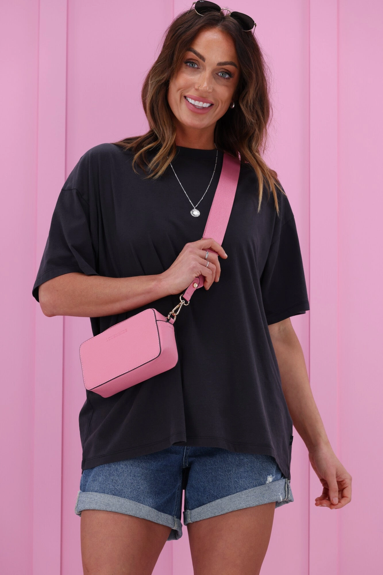 Silent Theory Basic Oversized Tee Washed Black Non Restrictive Cut Casual Comfort Wear