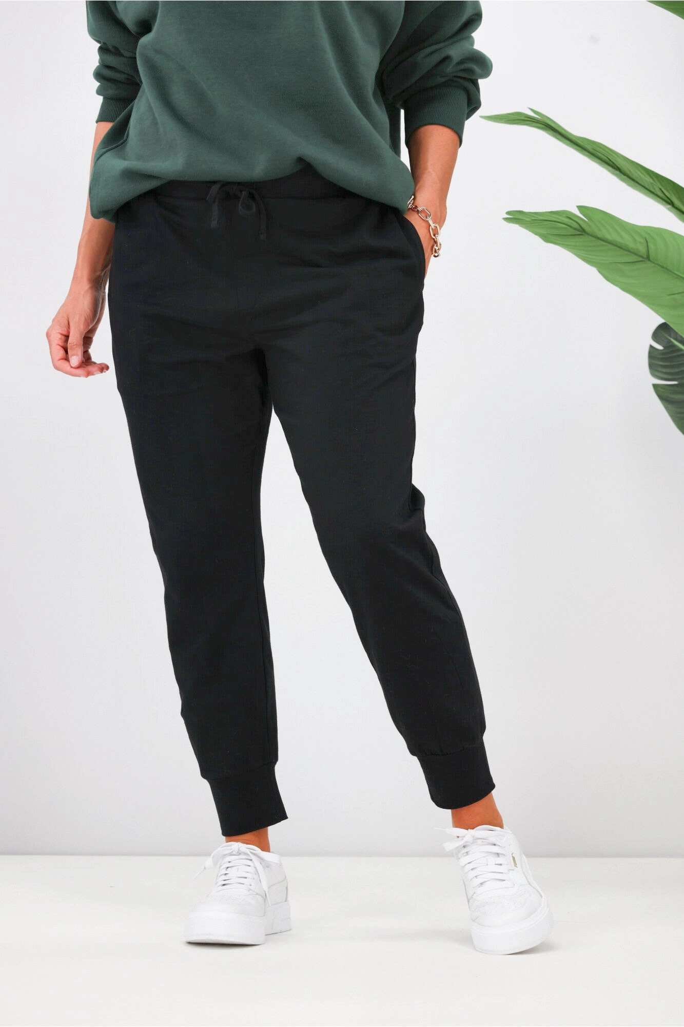 Hypoallergenic Lining Body Sculpting Silent Theory Falling Bricks Pants Black