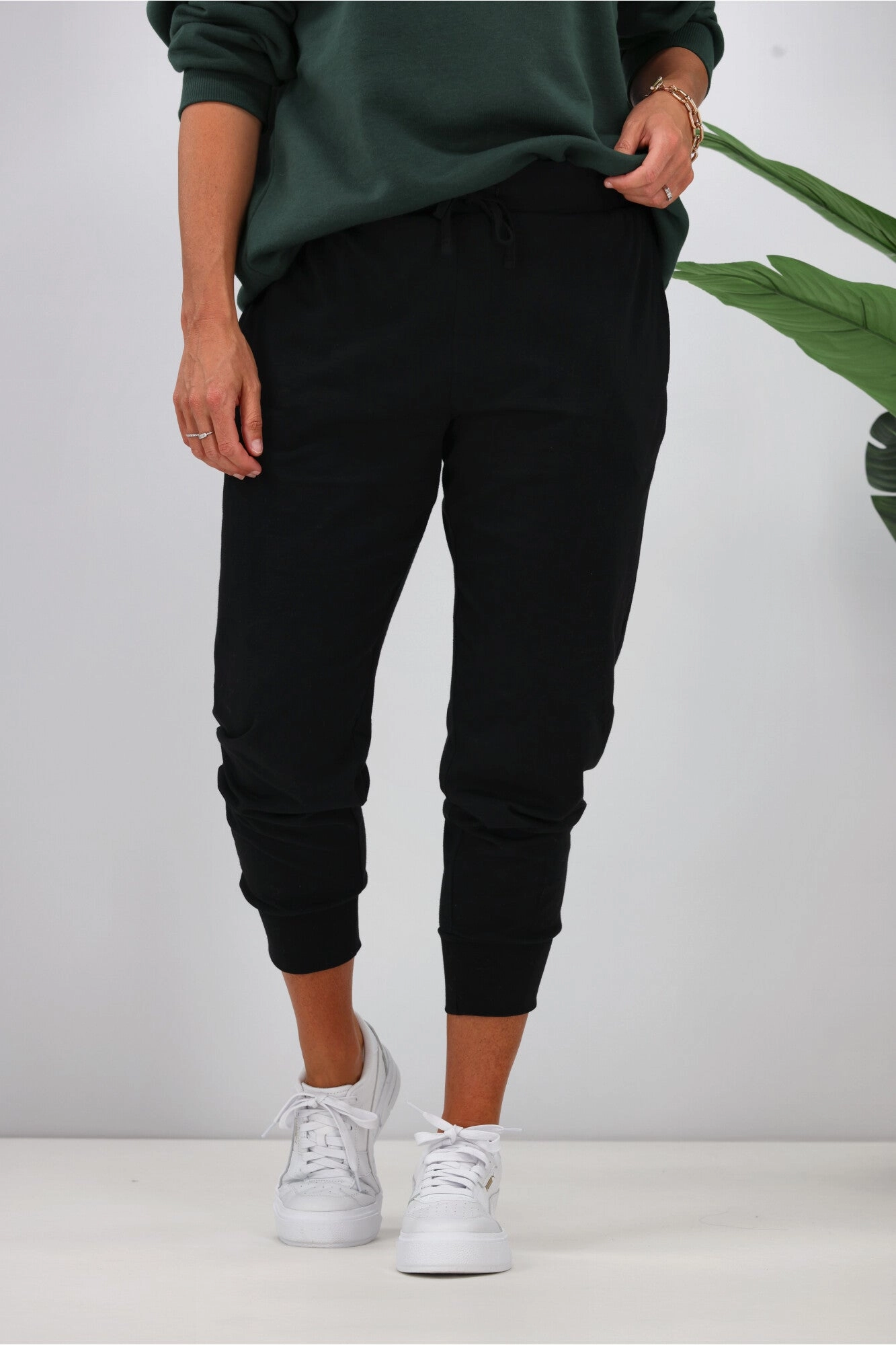 Body Shaping Postpartum Fit Slim and Comfortable Wear Silent Theory Falling Bricks Pants Black