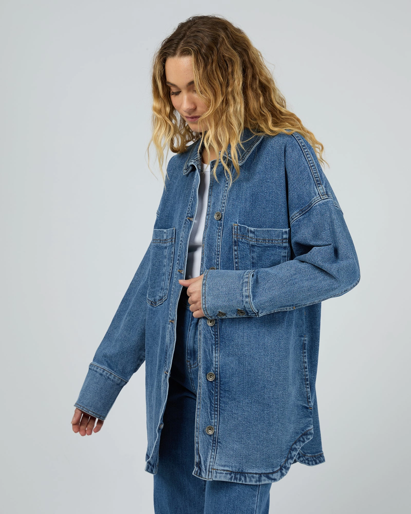 All Season Performance Weave Silent Theory Jaye Shacket Mid Blue