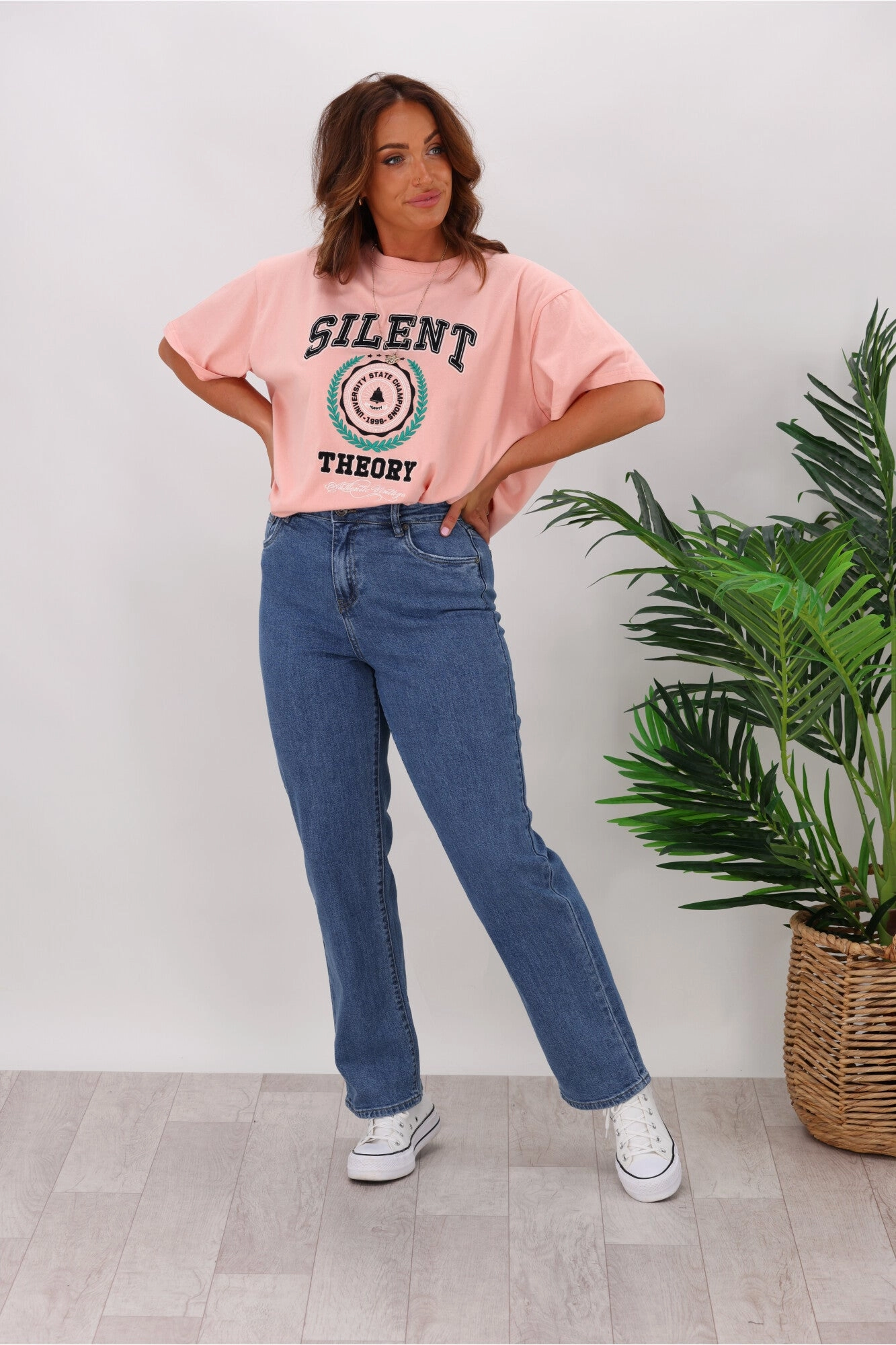 Silent Theory Mila Comfort Straight Jean Blue Beginner Level Quick Dry