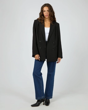 Collapsible Packable Design Silent Theory Owen Blazer Black
