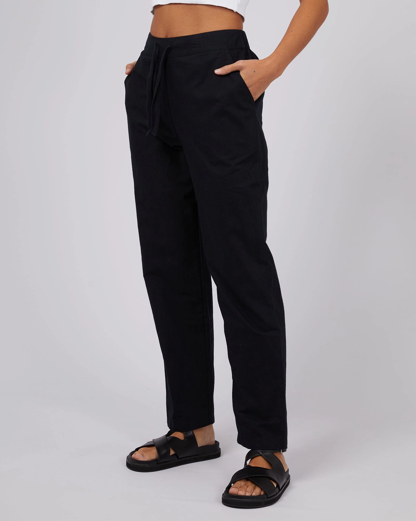 Moisture Managing Silent Theory Tropical Pant Black