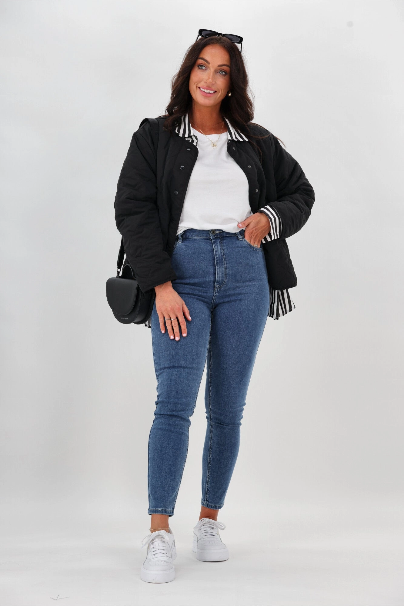 Smooth silhouette Silent Theory Vice High Skinny Jean Clean Indigo