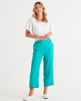 Premium Stretch Betty Basics Parker Pant Teal