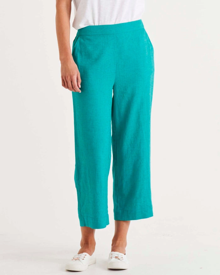 Full Coverage Fit Betty Basics Parker Pant Teal