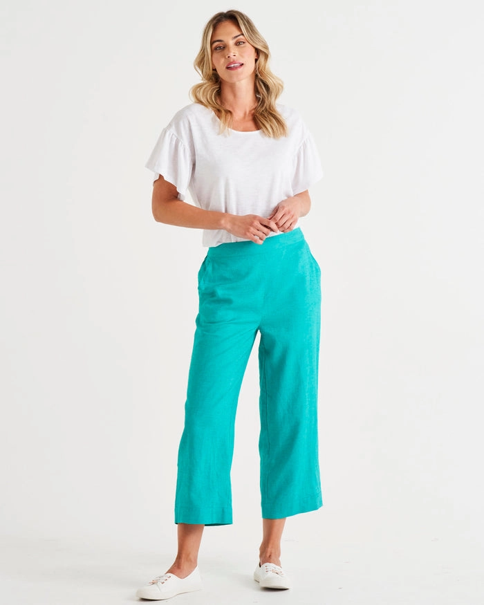 Premium Stretch Betty Basics Parker Pant Teal