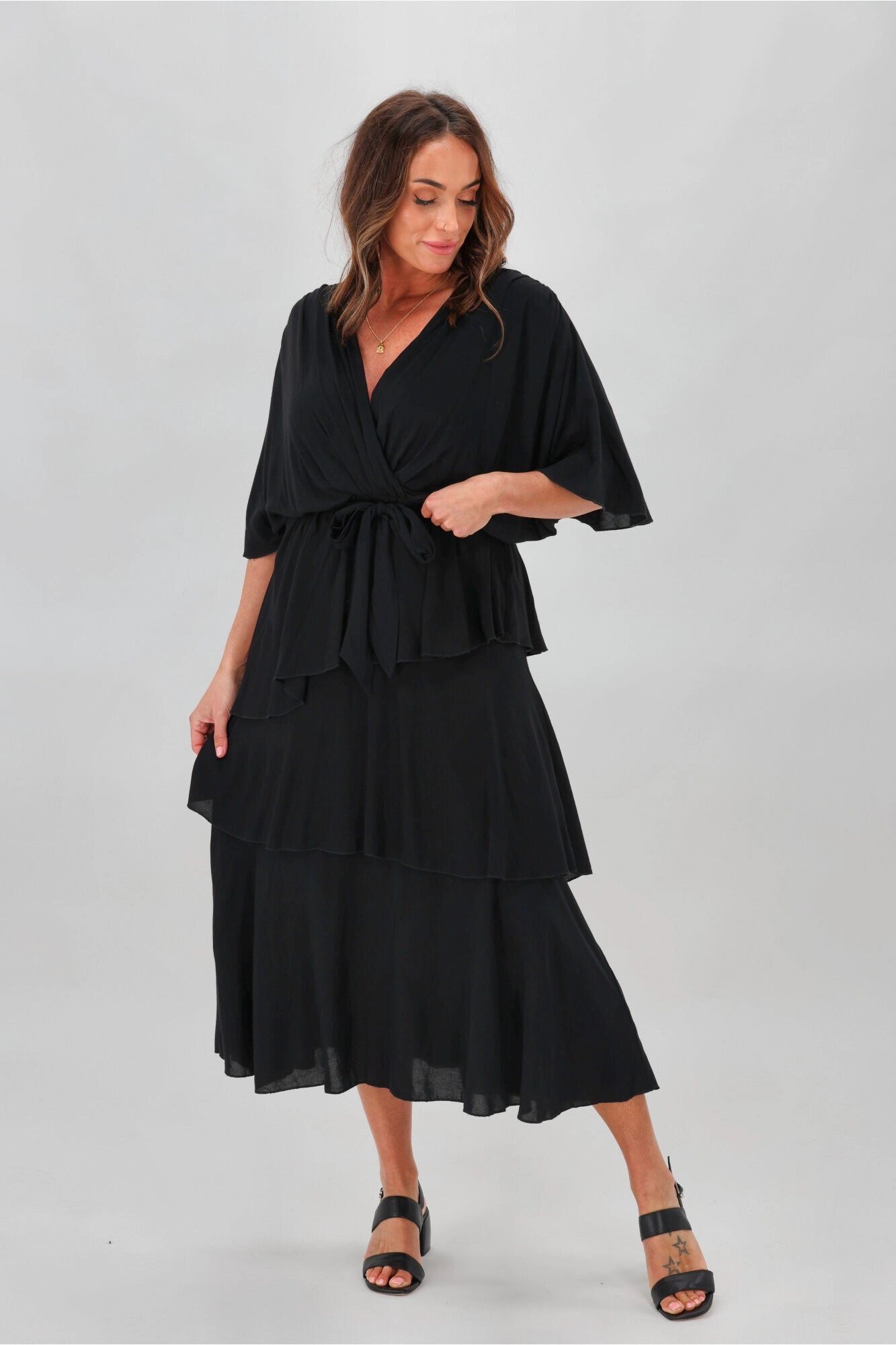 Fate All For You Maxi Dress Black Form Focus
