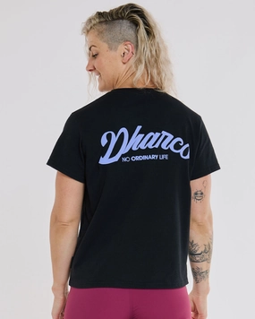 Womens Cotton Tee | Black Tight fit sexiness